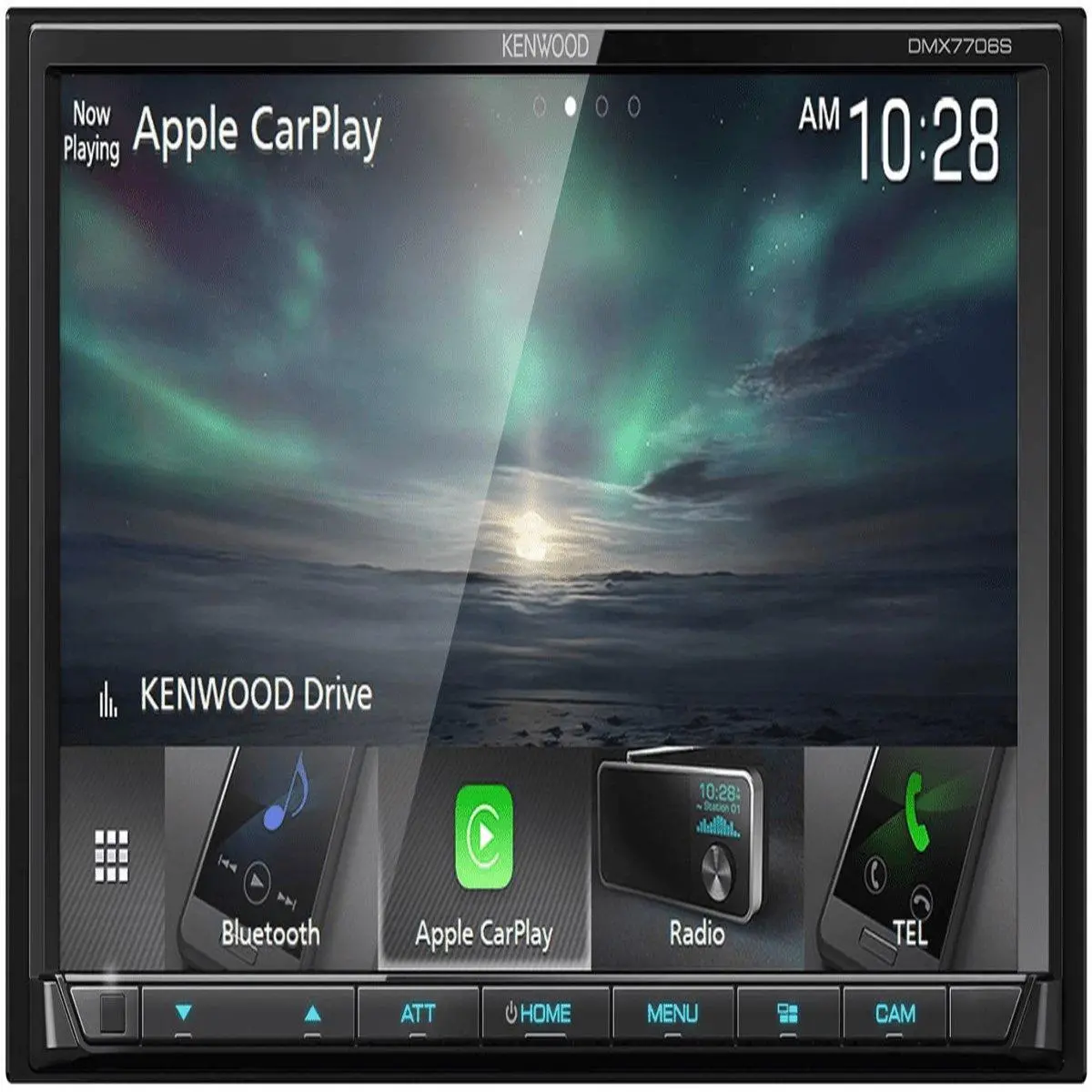 Kenwood 7" Double Din Mechless W/ Carplay & Android Auto (Dmx 7706S) 1