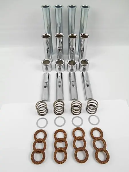 1940-1947 Knucklehead Chrome Pushrod Cover Kit Complete 1