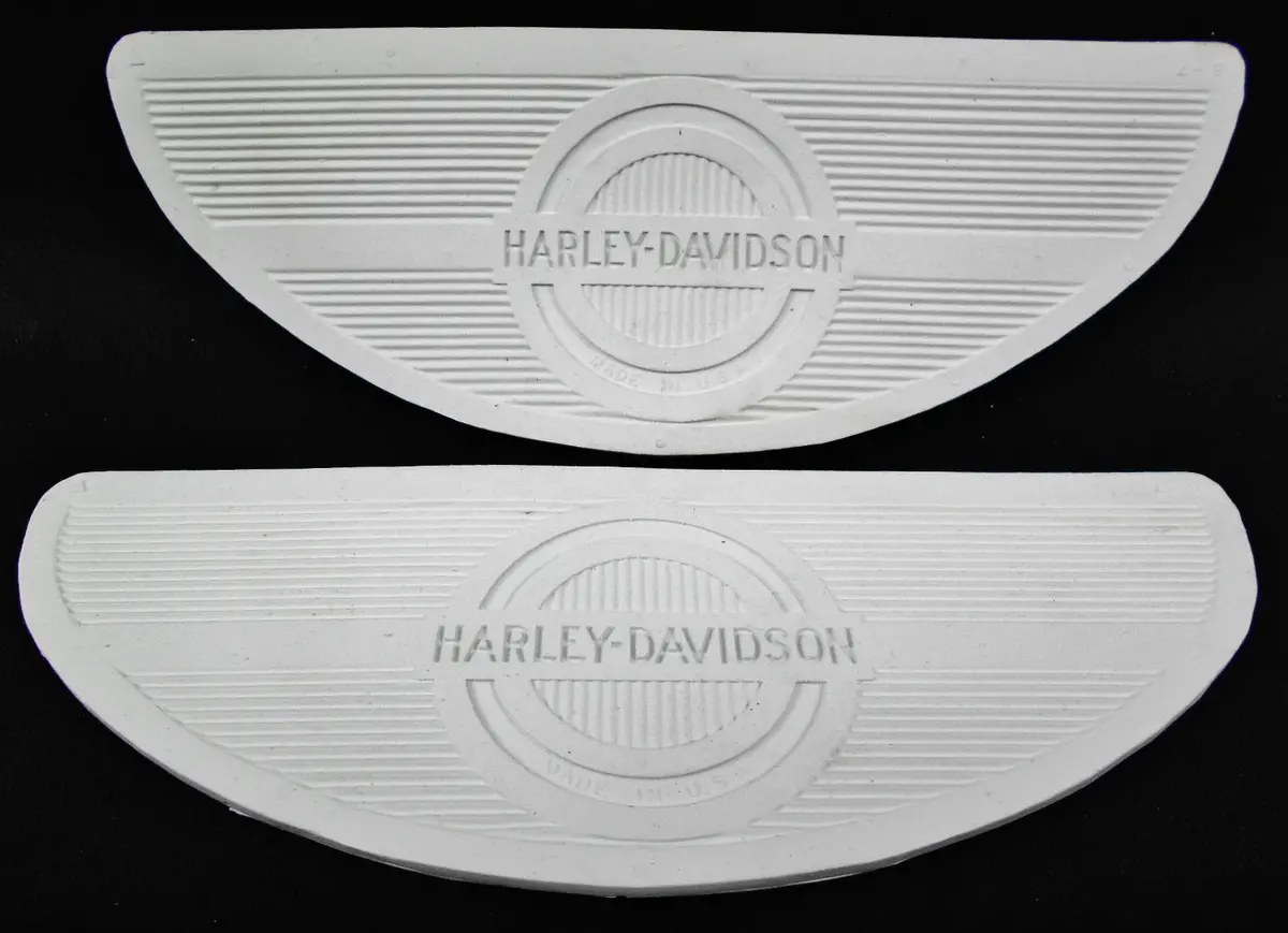 50614-40Wk Or 2940-40 White Canvasback Replica Floorboard Pads Includes Rivets 1