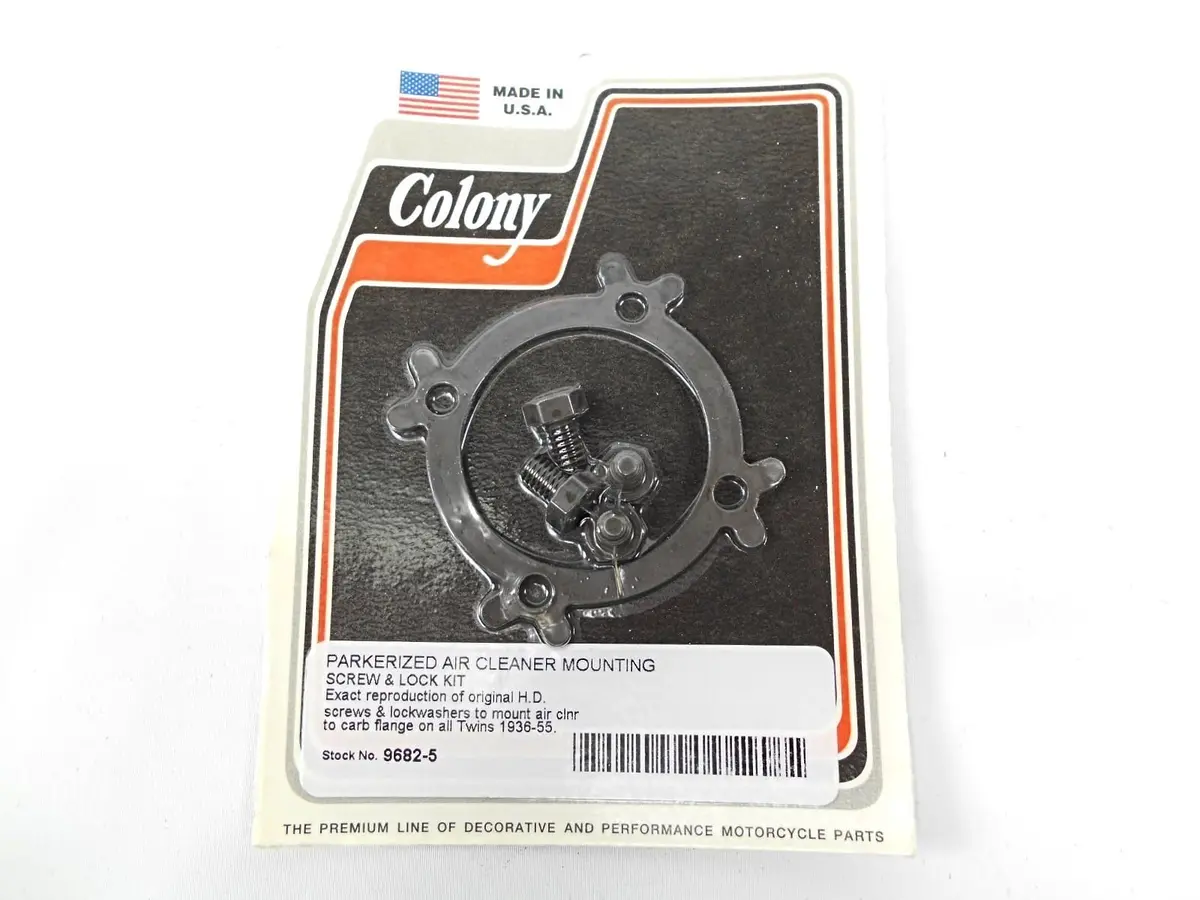 29155–36 Linkert J Slot Parkerized Air Cleaner Mounting Kit Colony Usa 9682–5 1