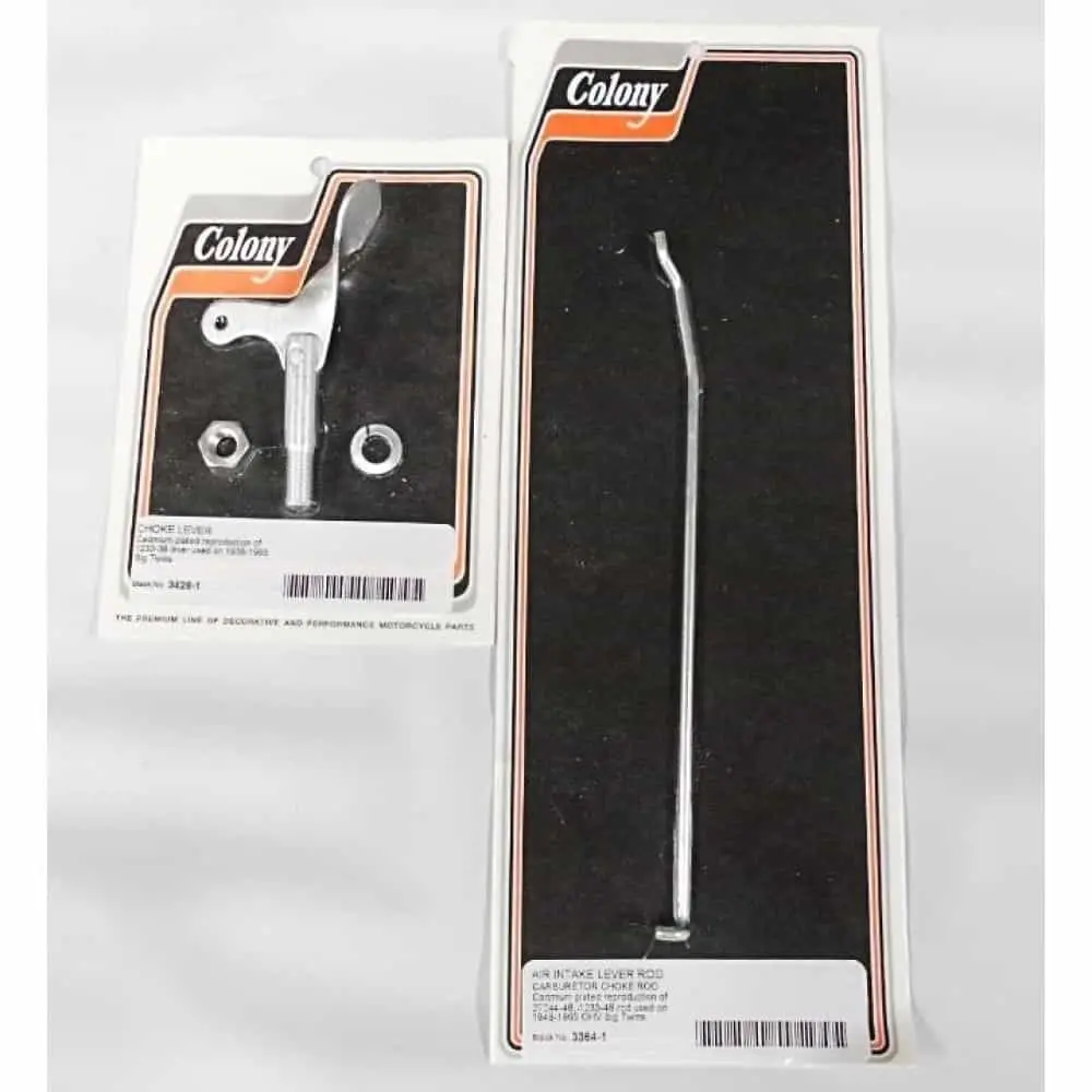 27244-48K Linkert Choke Rod Kit Cad Plated 1948 To 1965 Panhead Colony Usa Made! 1