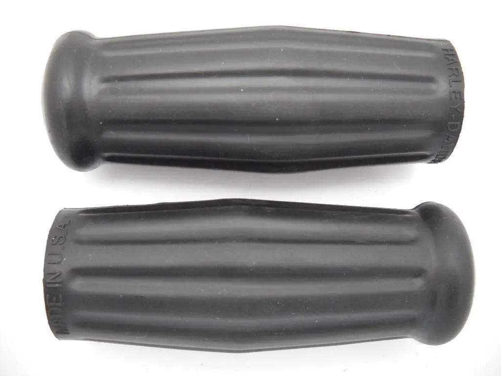 56204-35A Old 3310-33B 1936-1949 Knucklehead Panhead Spring Fork Grips Black 1