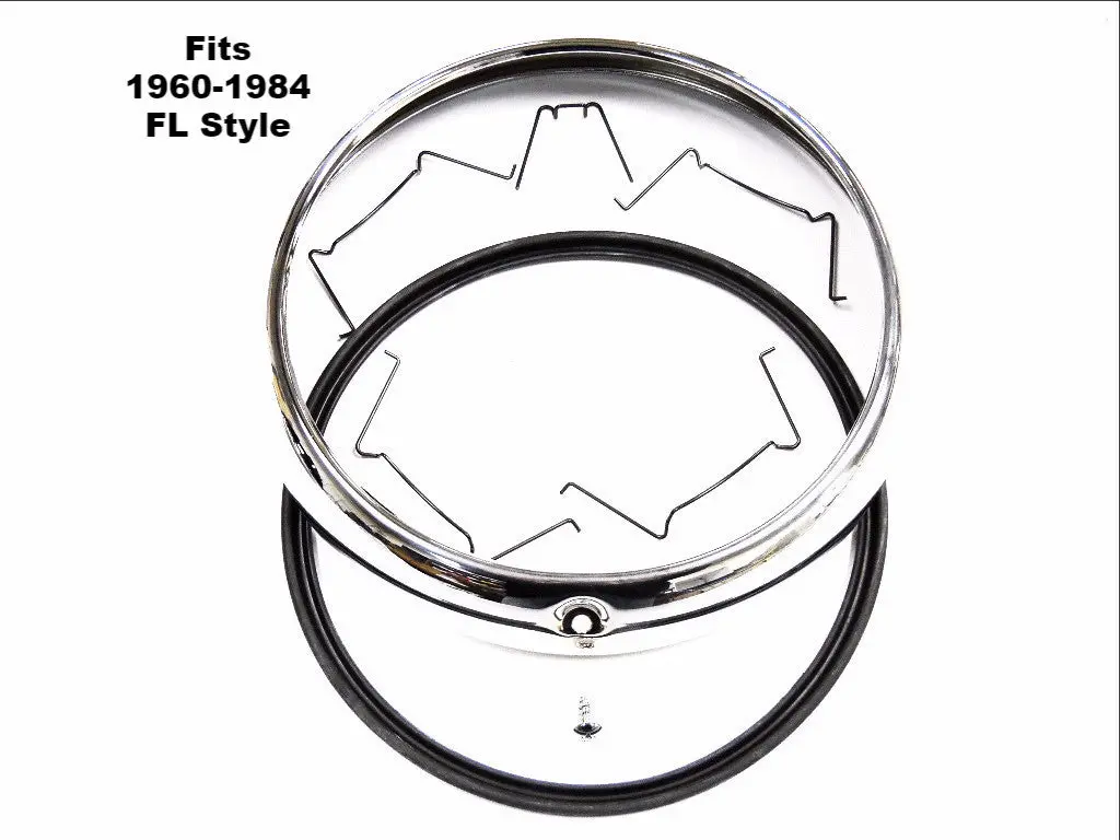 67712-60A Panhead Shovelhead Headlamp Door Kit 1