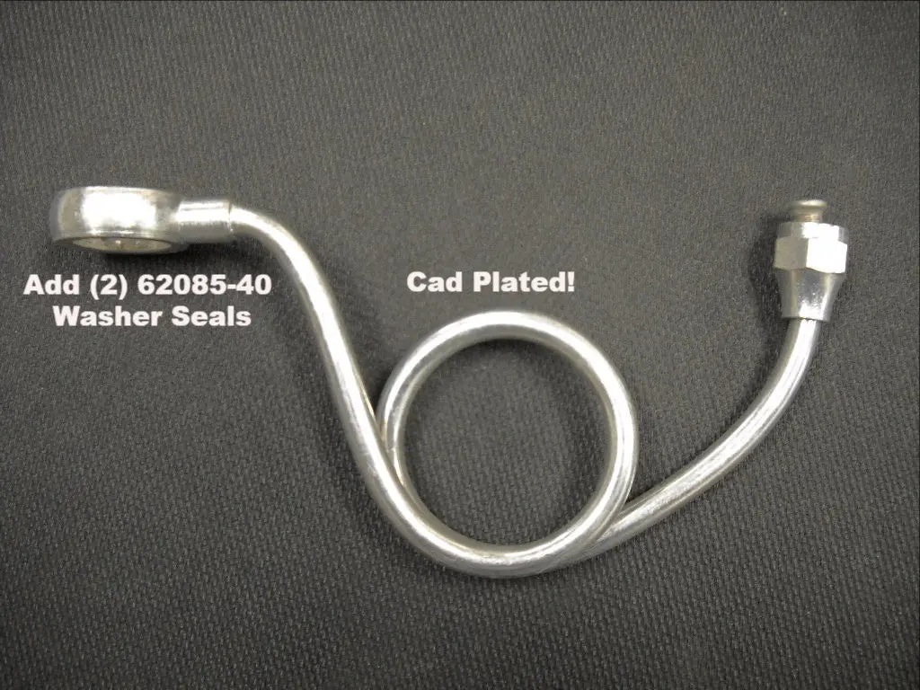3606-40 1940-1948 Big Twin Flathead U Model Gas Crossover Line Usa 1