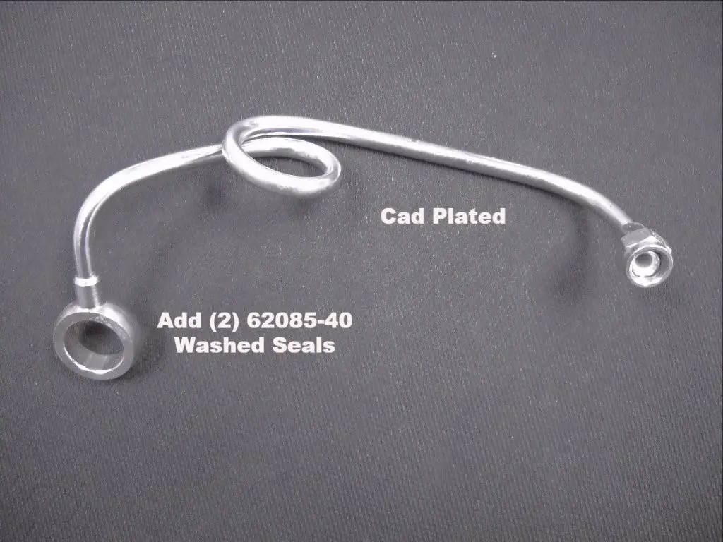 62355-48 1948 Only El, Fl Panhead Gas/Fuel Crossover Line Usa Made! 1