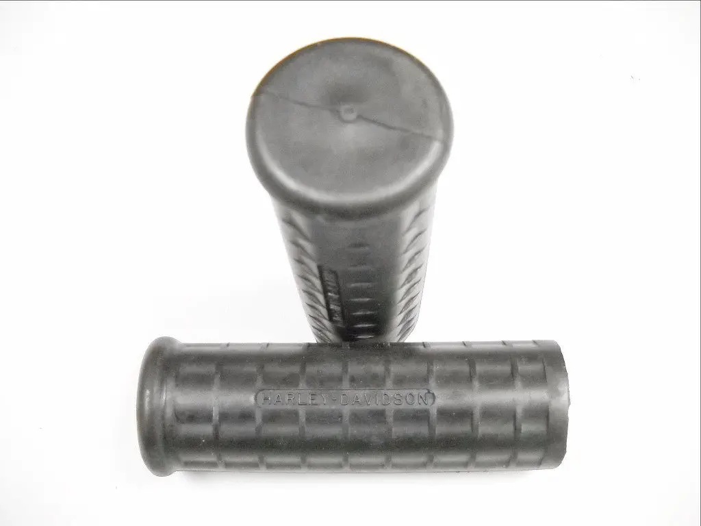 56210-47 Usa Made Panhead Black Grips 1949-1953 Correct No Hole 1