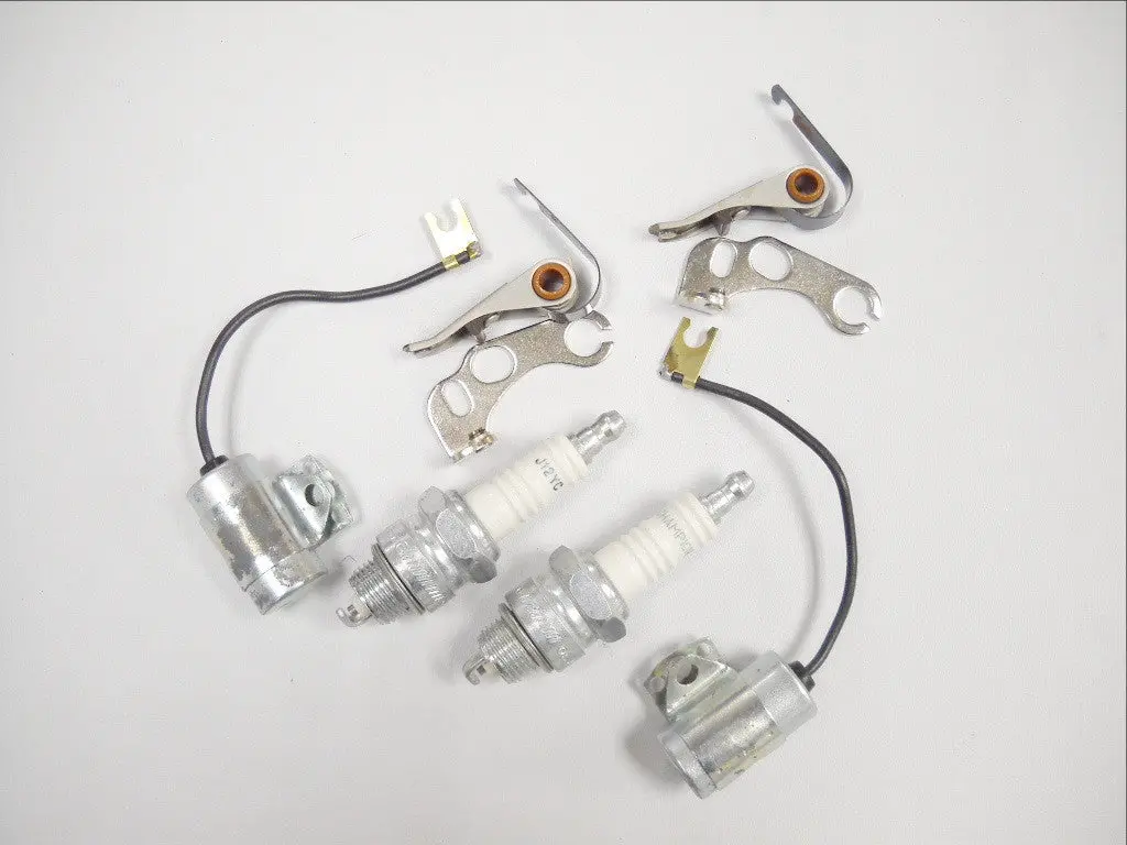 Tune-Up Kit Panhead 1961-1964  Dual Point Champion Plugs 1