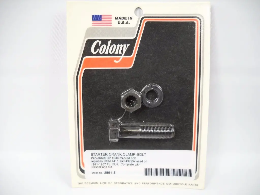 Kick Start Crank Installation Kit 4372 Cp 1038 Hardware Colony 2891-3 1