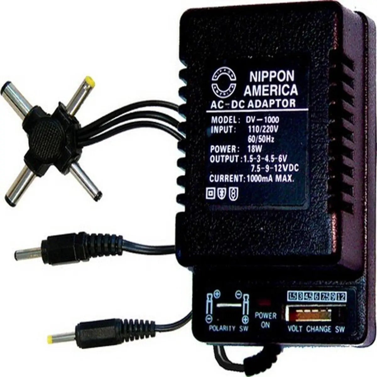 Nippon Ac To Dc Adapter 1000Ma (Dv1000) 1