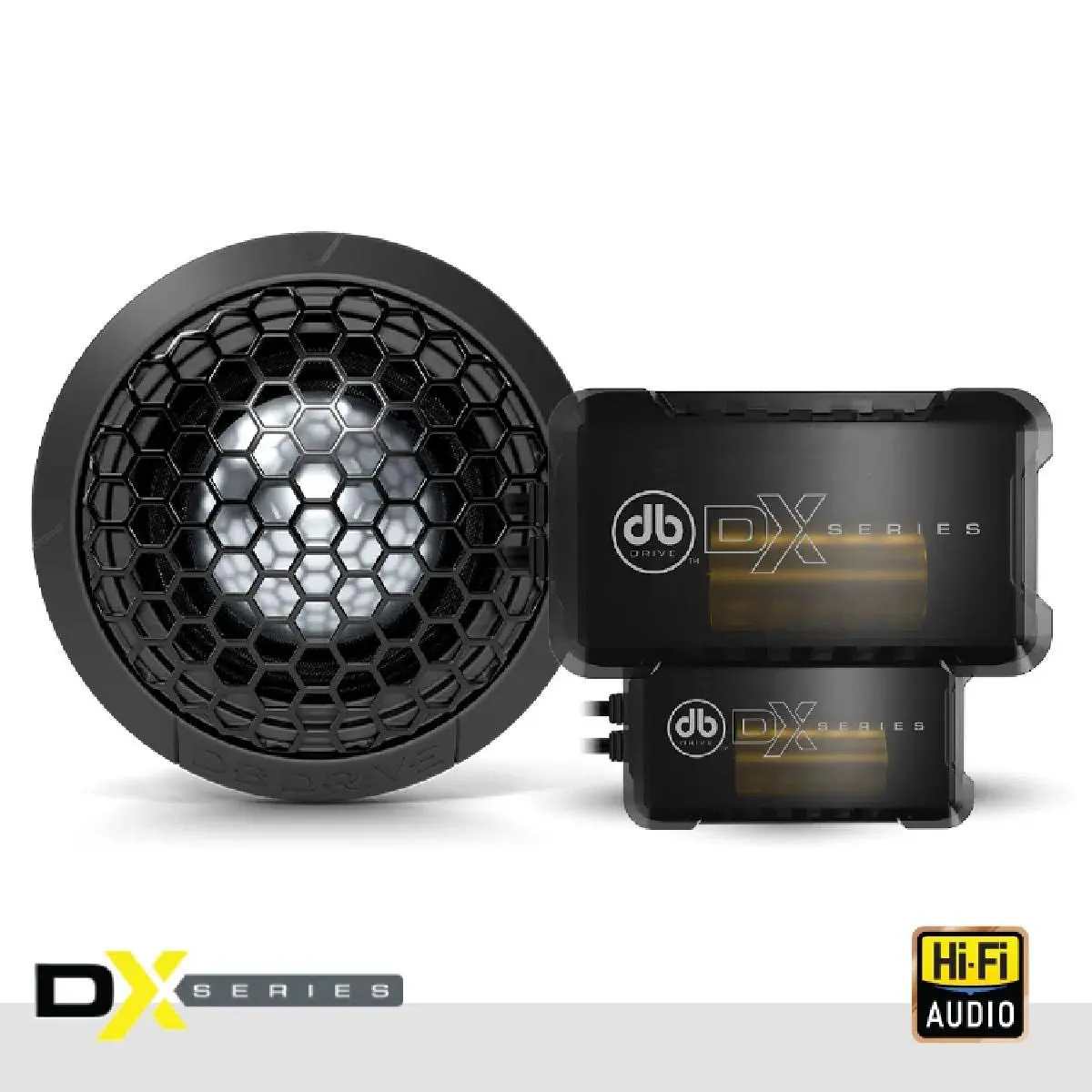 Db Drive 1" 240 Watt Aluminum Dome Sq Tweeters (Dx-S1tw) 1