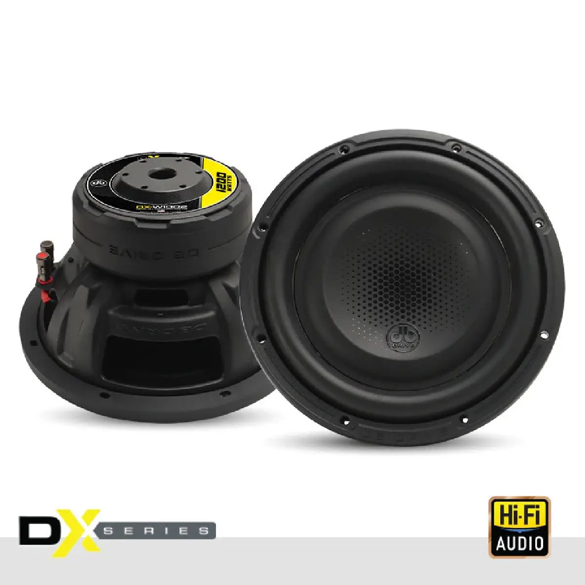 Db Drive Dx 10" 1200 Watt Dvc 2 Ohm Subwoofer (Dx-W10d2) 1