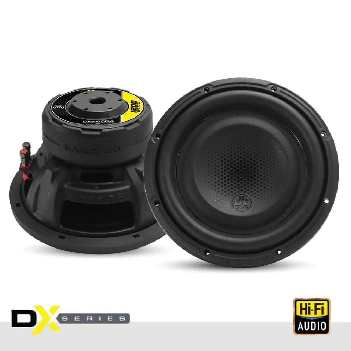 Db Drive Dx 10" 1200 Watt Dvc 4 Ohm Subwoofer (Dx-W10-D4) 1