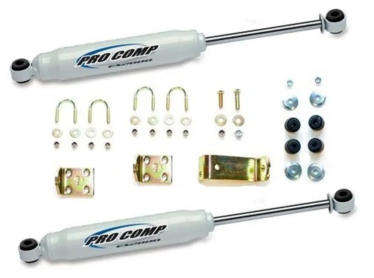 Pro Comp Suspension Dual Steering Stabilizer Kit For 05-13 Ford F250/350 Super Duty 1
