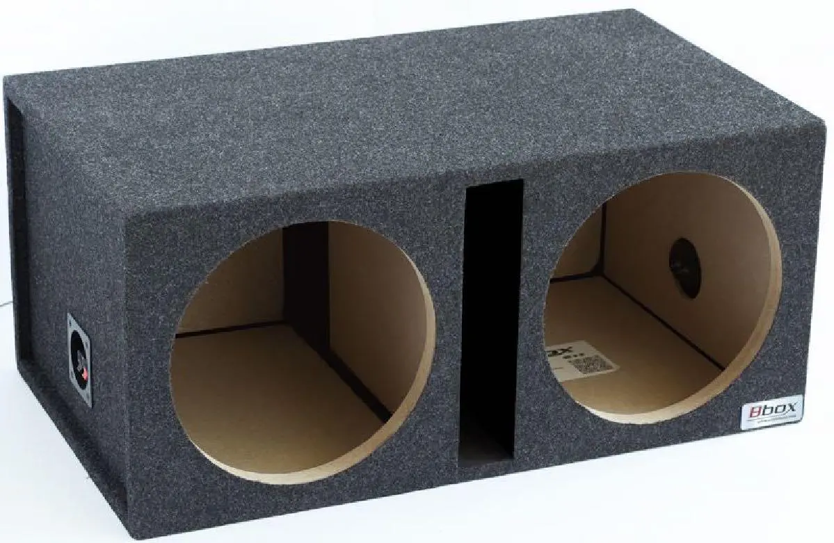 Atrend 12" Dual Shared Vented Box (E12dsv) 1