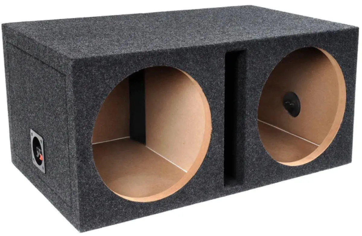 Atrend 15" Dual Shared Vented Box (E15dsv) 1