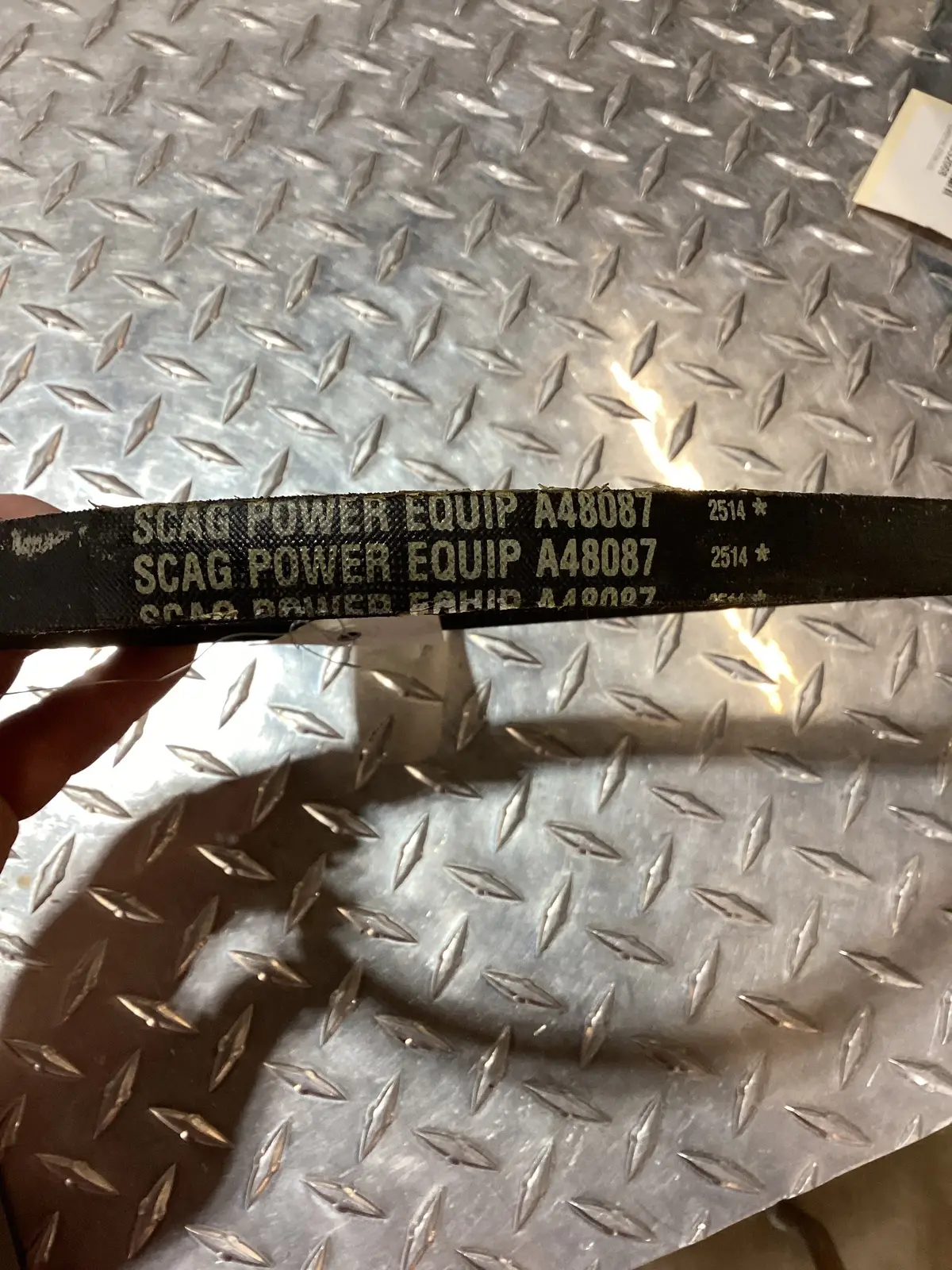 Scag 48” Rh Deck Belt, 48087 1