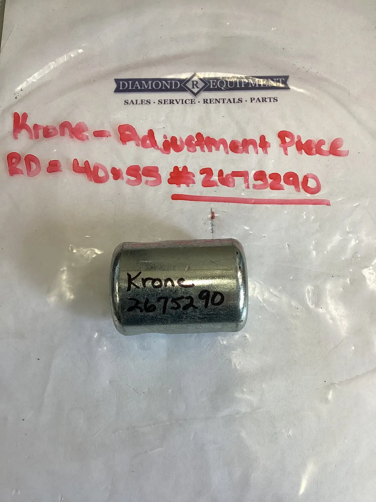 Krone- Adjustment Piece Rd= 40X55 #2675290 1