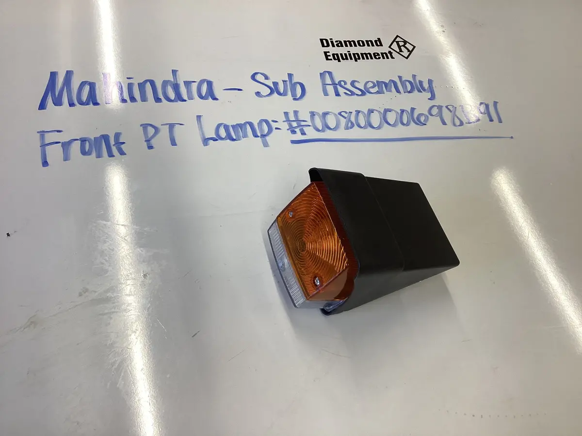 Mahindra- Sub Assembly Front Pt Lamp: #0080000698B91 1