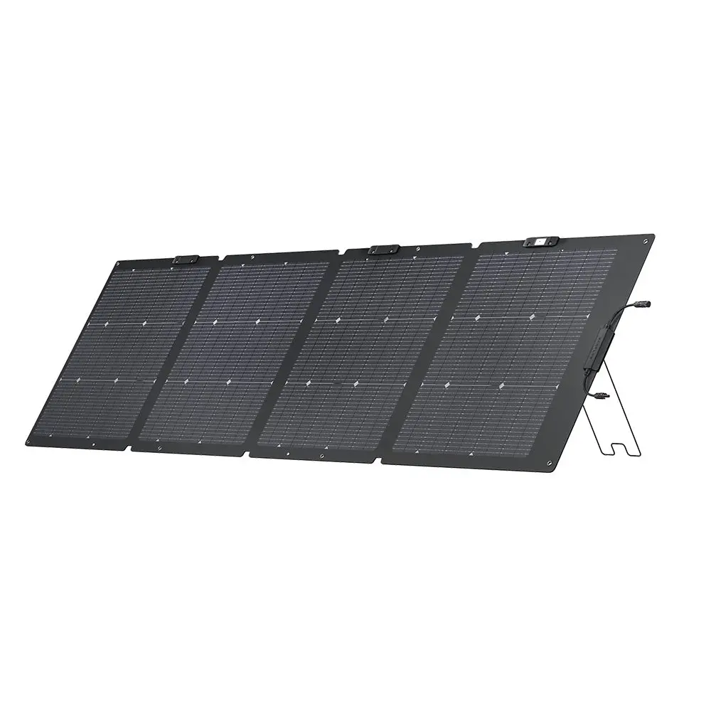 Ecoflow Efsolar220w-N 220W Bifacial Portable Solar Panel W/ Adjustable Angle 1