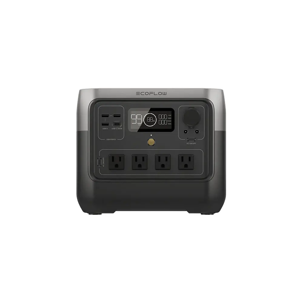 Ecoflow Zmr620-B-Us 768 Wh River 2 Pro Durable Lifepo4 Portable Power Station 1