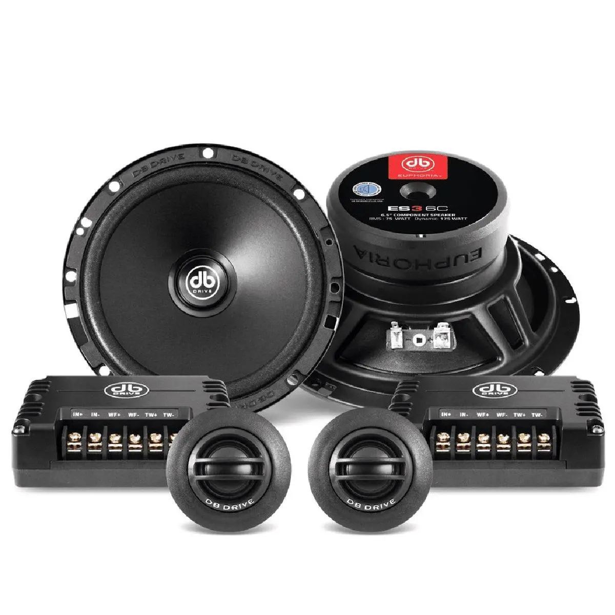 Euphoria Es5 Component Set 6.5" 190 Watt (Es56c) 1