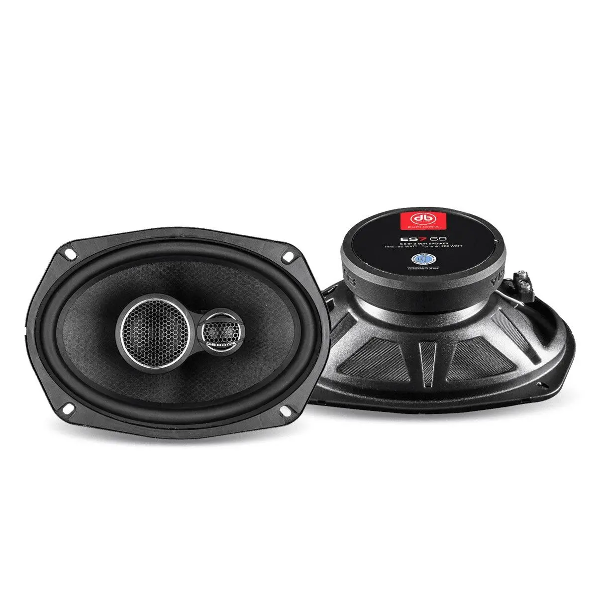 Euphoria Es7 Speaker 6X9" 280 Watt 3 Way (Es769) 1