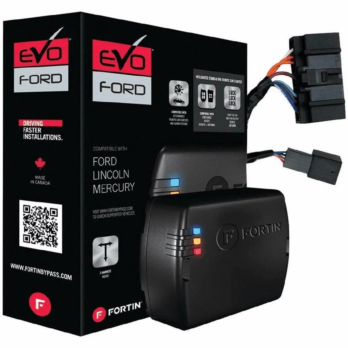 Fortin Preloaded & T-Harness Combo For08+ Ford/Lincoln/Mercury Standard Key (Evofort1) 1