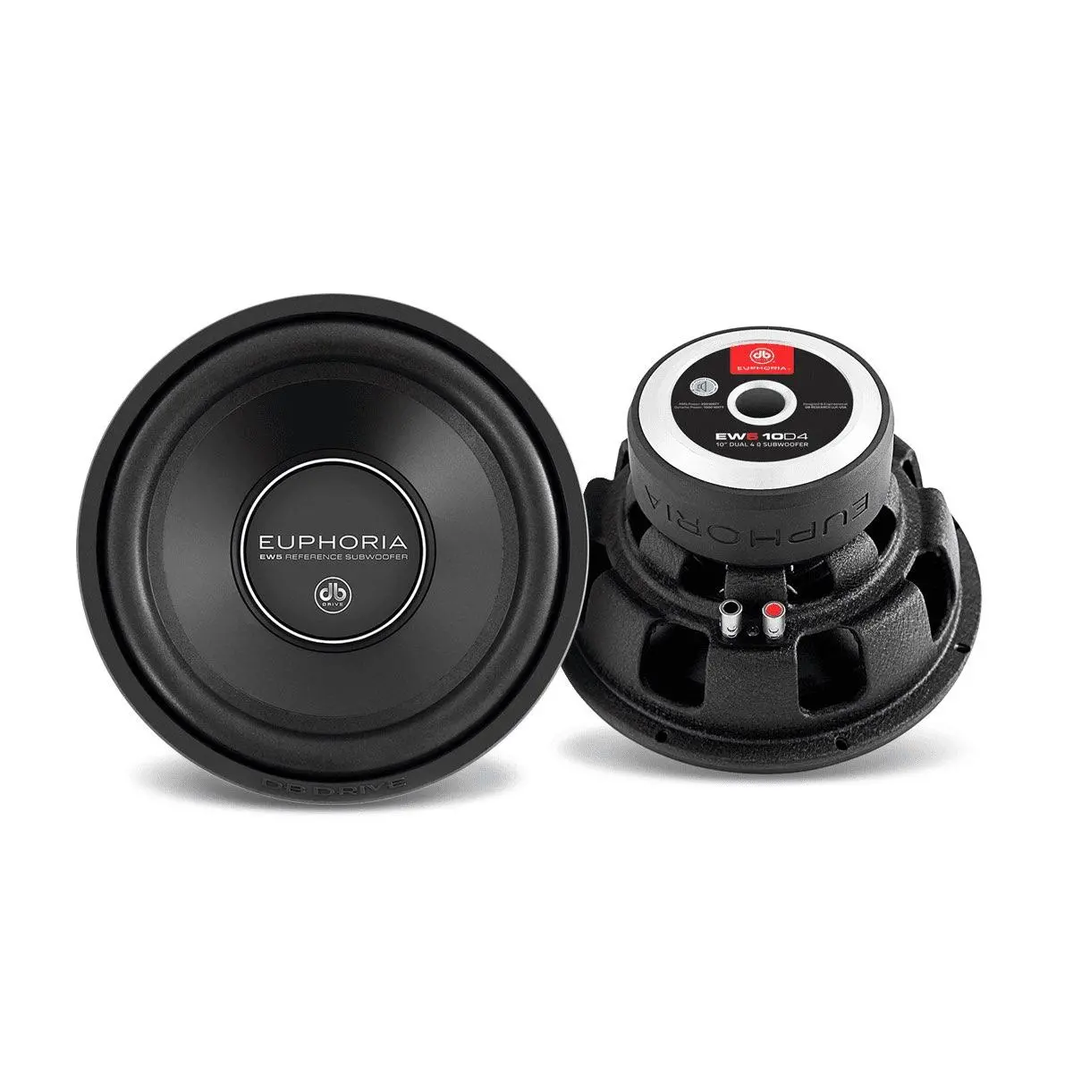 Euphoria 1000 Watt 10" Dvc 4 Ohm Subwoofer (Ew510d4) 1