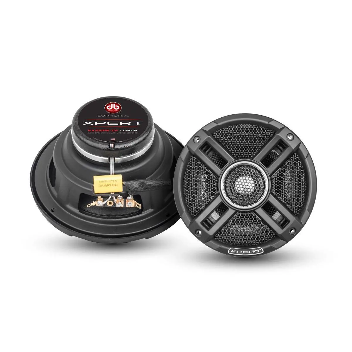 Xpert 6.5" 450 Watt Neo Carbon Fiber Point Source Loudspeakers (Ex6nps-Cf) 1