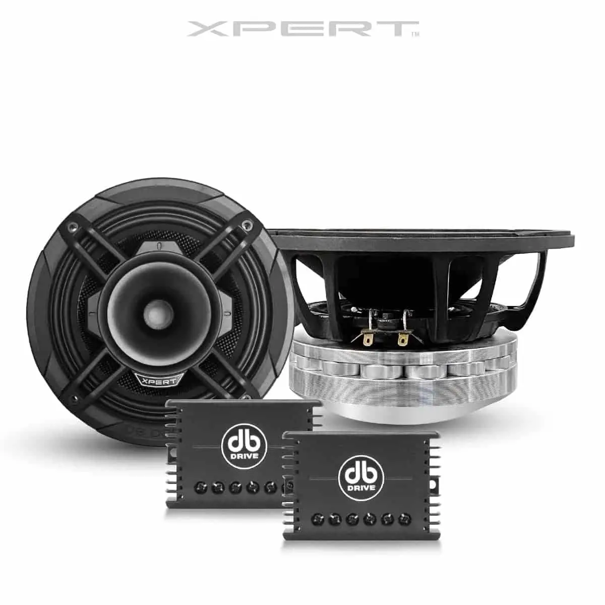 Xpert Euphoria 8" Carbon Fiber Motorcycle Xl Loud Speakers 1250 Watts (Ex8ncd-Cfxl) 1