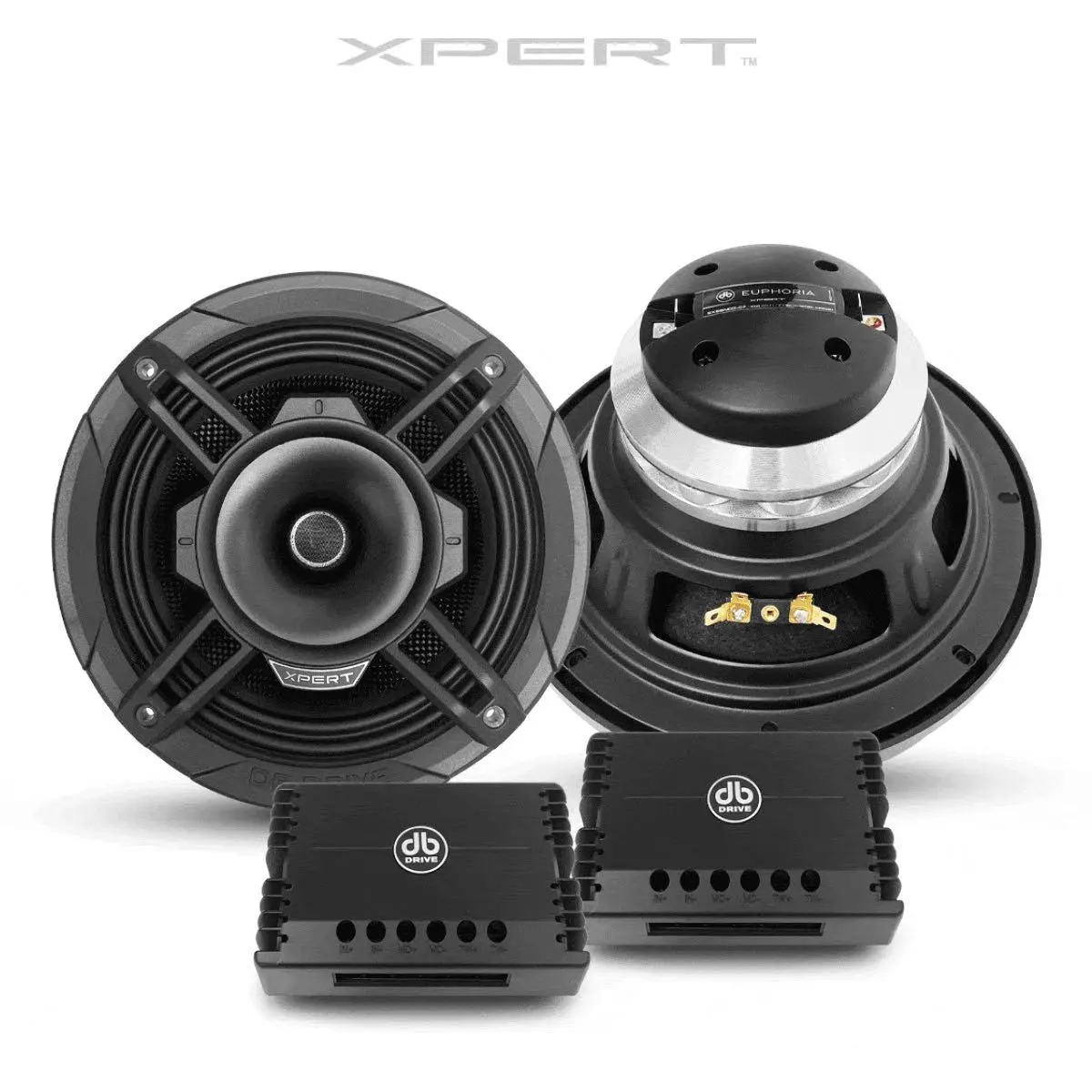 Xpert Euphoria 8" Carbon Fiber Loudspeaker W/ Backloaded Compression Driver (Ex8sncd-Cf) 1