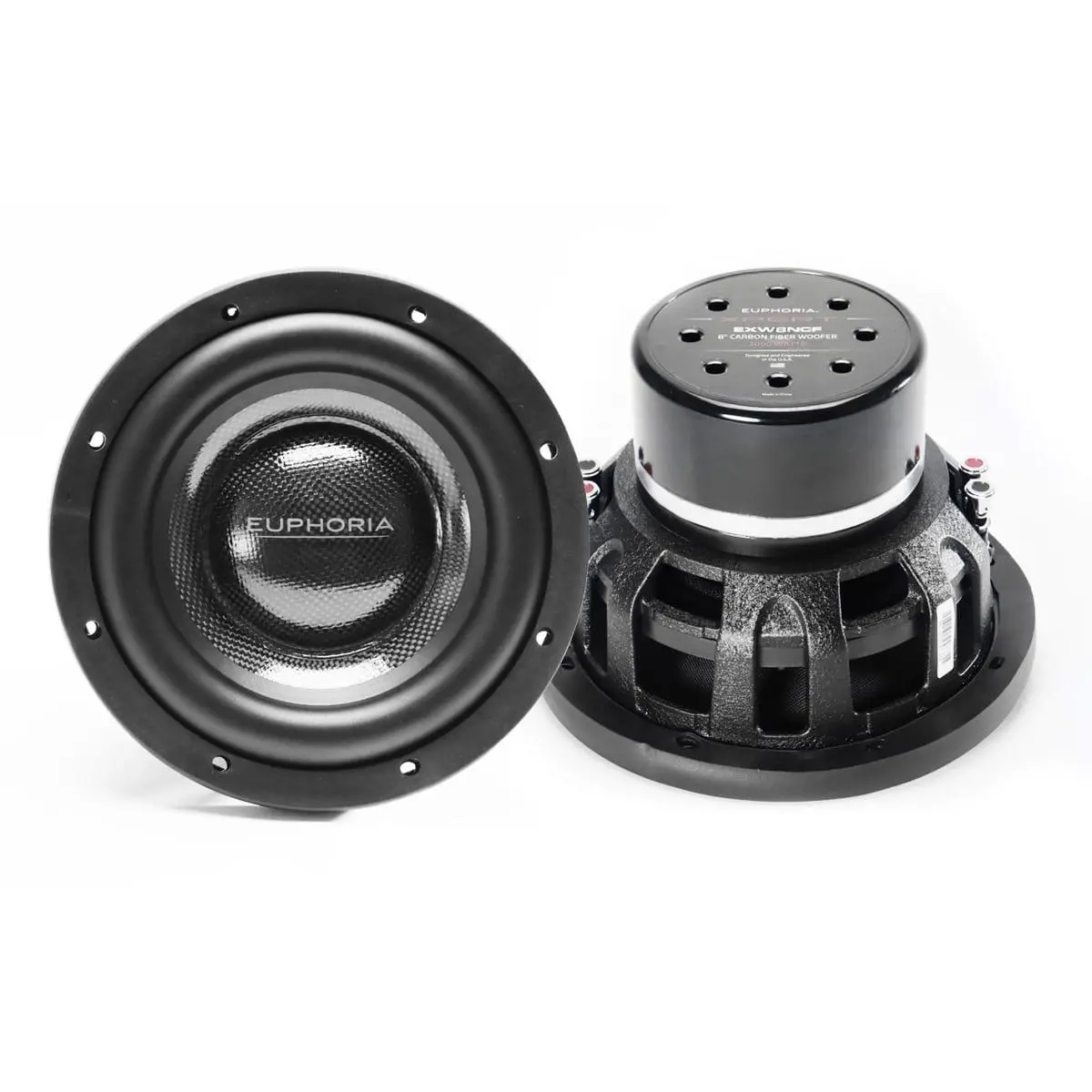 Euphoria 10" Neo Carbon Fiber Woofer Weather Proof 2500 Watt Woofer (Exw10ncf) 1