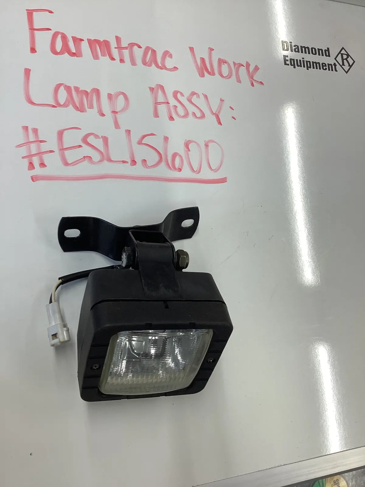 Farmtrac Work Lamp Assy: #Esl15600 1