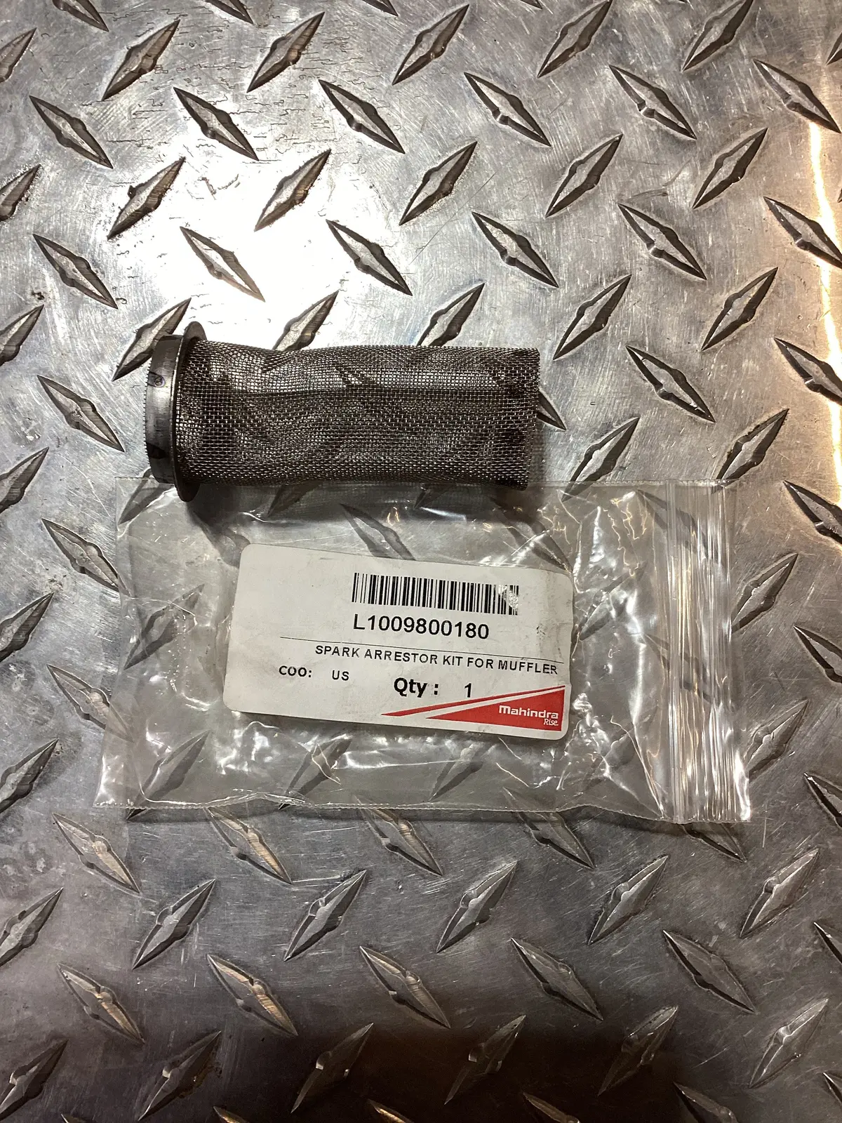 Mahindra Utv Spark Arrestor, L1009800180 1