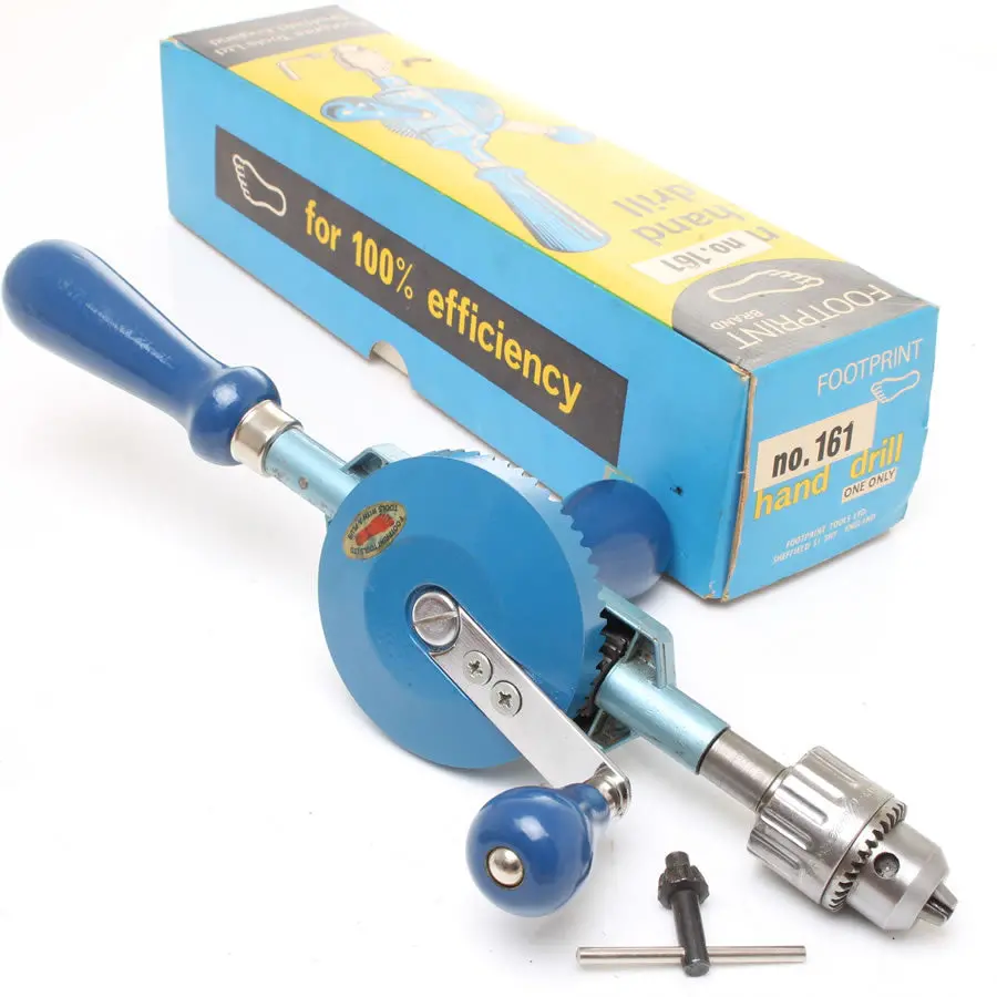 Sold - Footprint Hand Drill No.161 1
