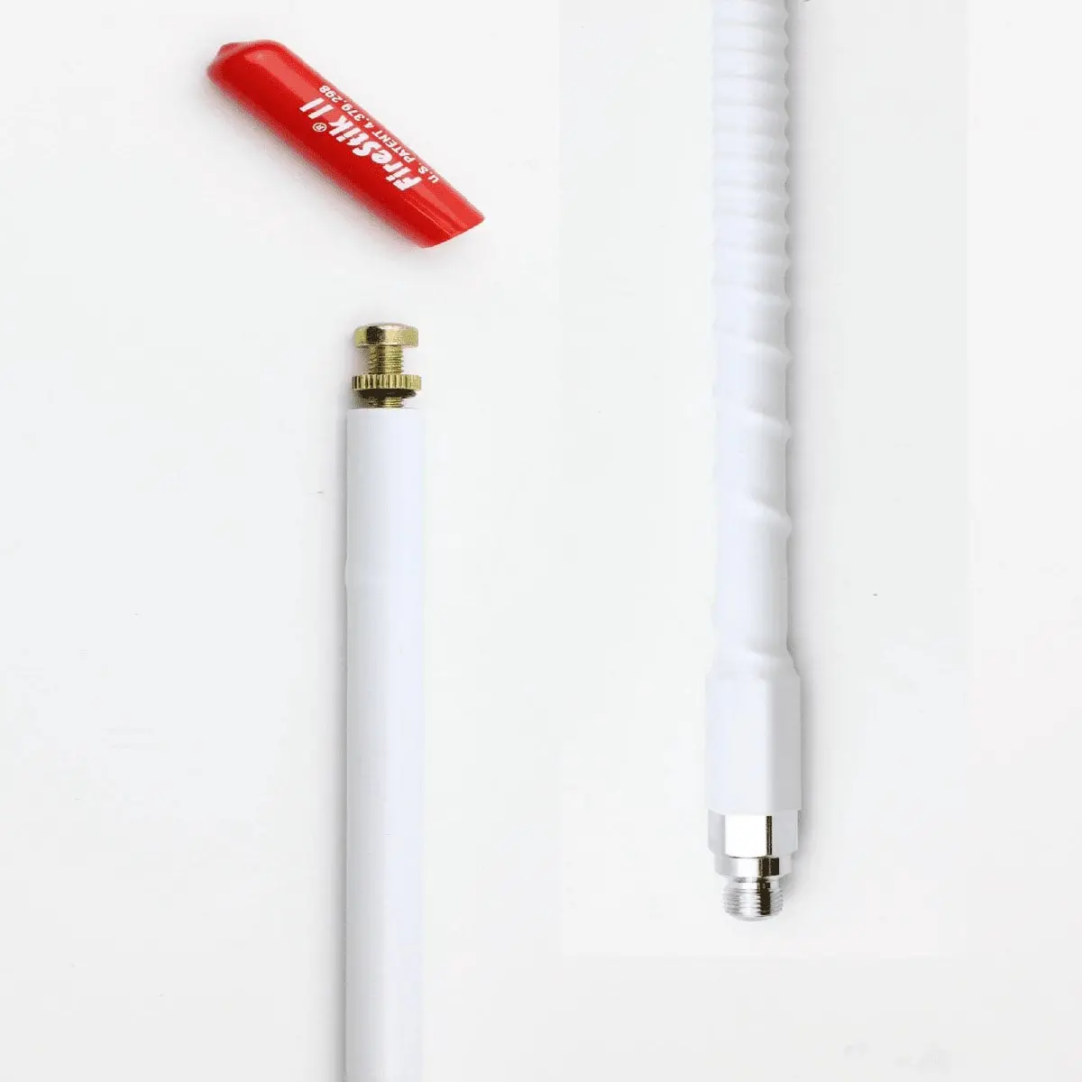 Firestik Tuneable Tip Fiberglass Antenna 4' White (Fs4w) 1