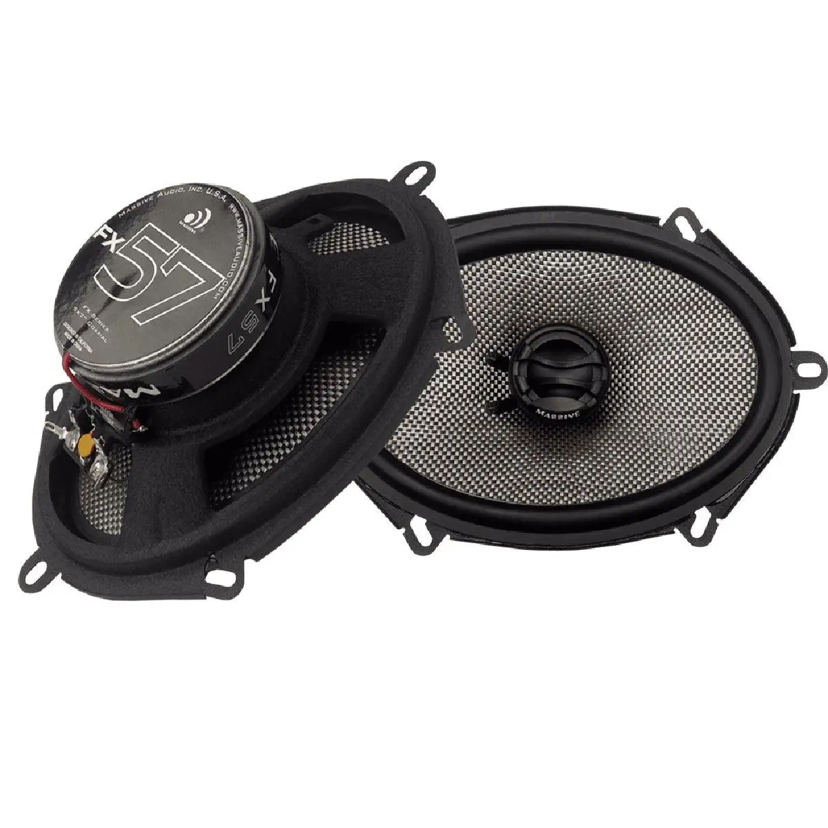 Massive Audio 5X7" 140 Watt 2 Way Speakers (Fx57) 1