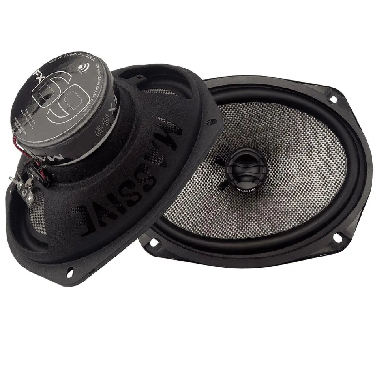 Massive Audio 6X9" 160 Watt 2 Way Speakers (Fx69) 1