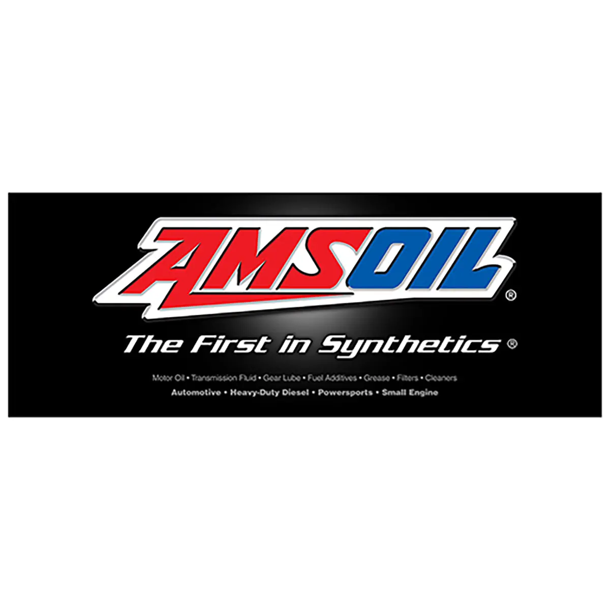 Amsoil Banner Logo 3X8'' Vinyl - G3399 1