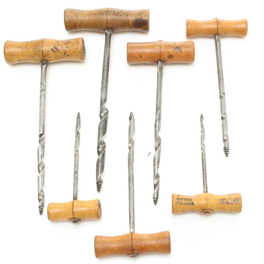 Sold - 7X Vintage Gimlets (Beech, Boxwood) 1
