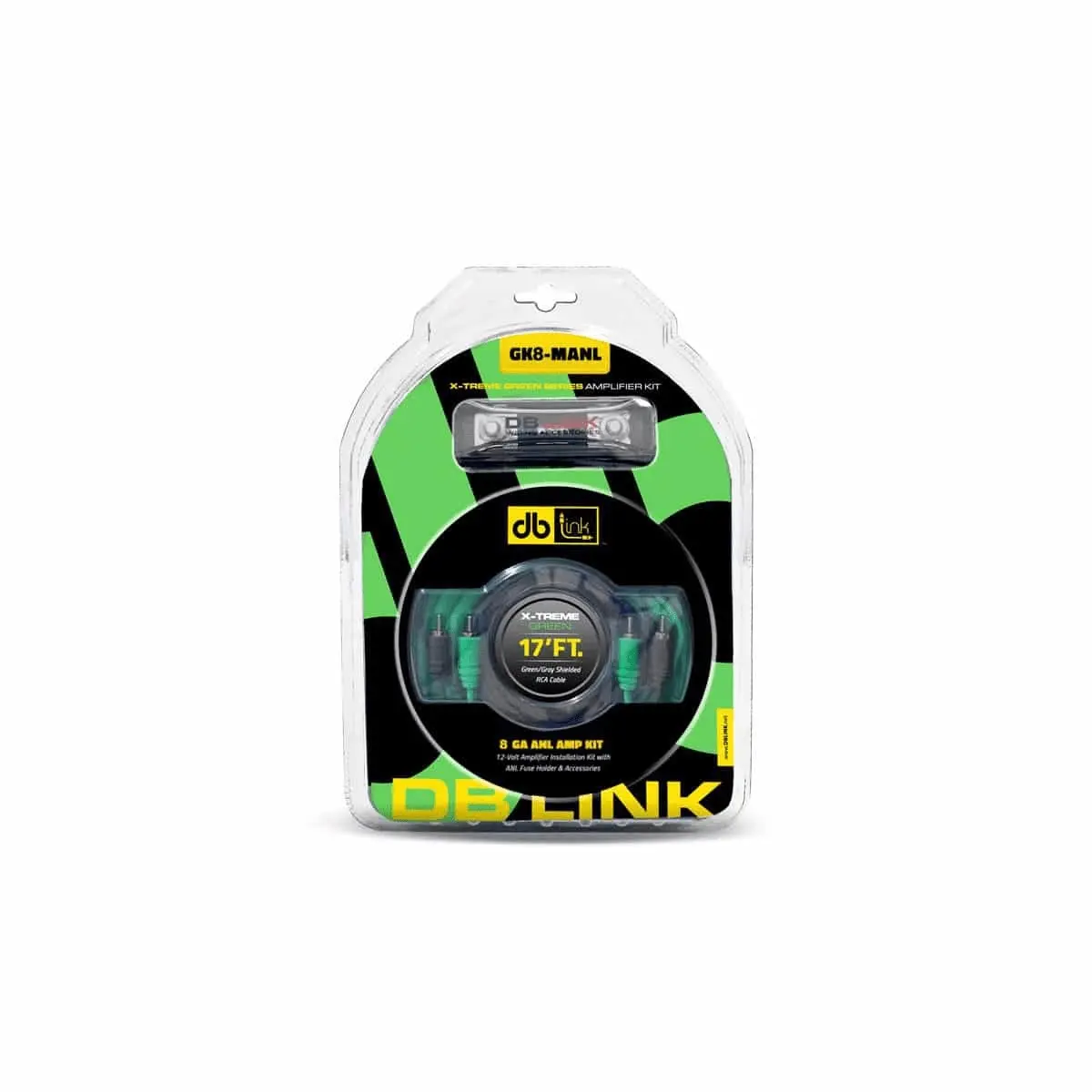 Db Link 8 Gauge Green Xtreme Amp Kit (Gk8manl) 1