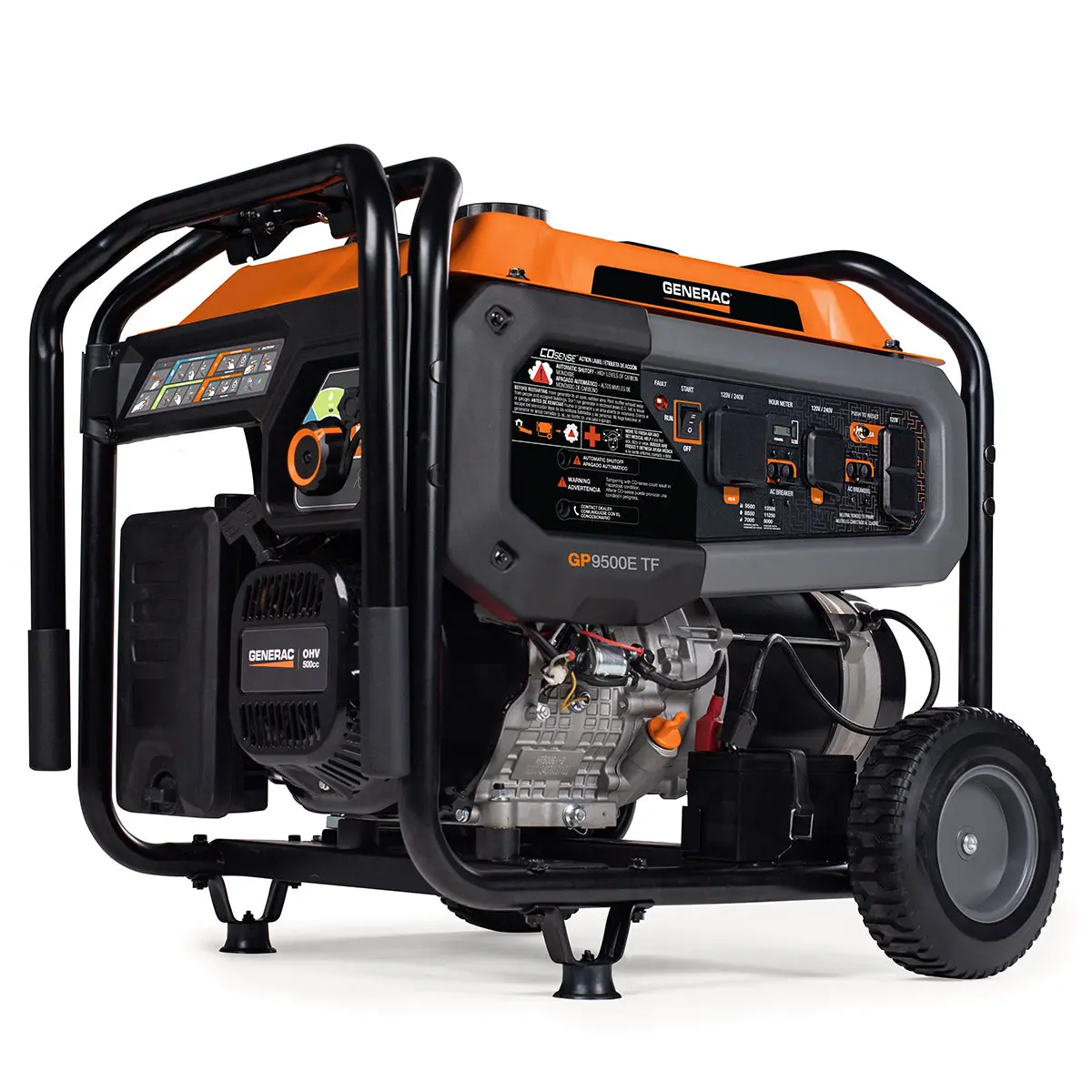 Generac 8061 Gp Series 12,500W Tri-Fuel 50-State Portable Generator W/ Cosense 1