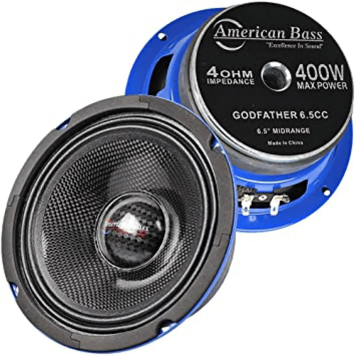 American Bass 6.5" Midrange Pair (Godfather6x5cc) 1