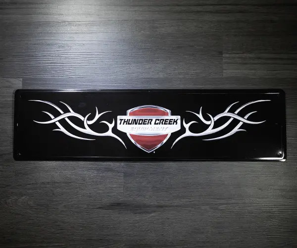 Embossed Garage Sign 1
