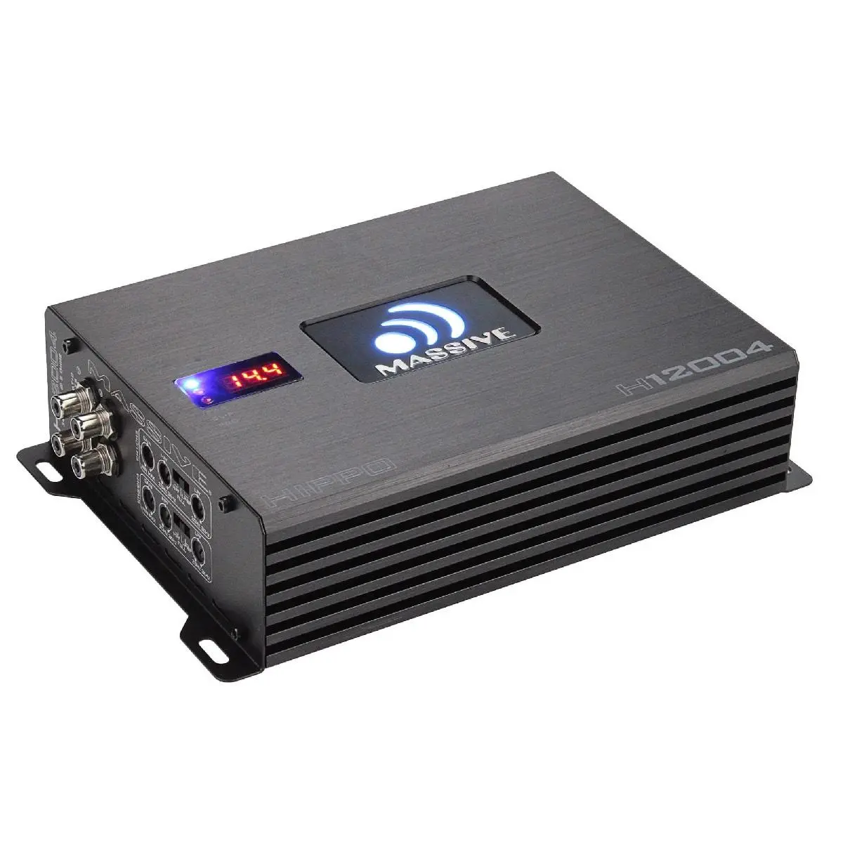 Massive Audio Hippo 4 Channel 1360 Watt Amplifier (H12004) 1