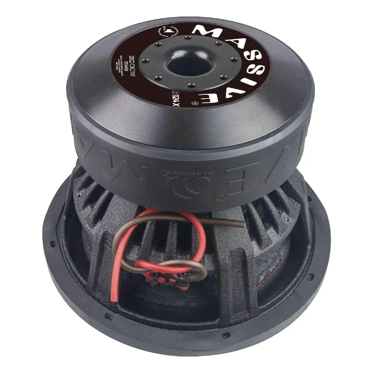 Massive Audio 12" 4000 Watt Dual 4 Ohm Voice 3" Coil Mega Woofer (H124x) 1