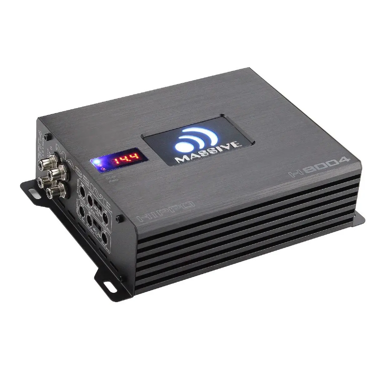Massive Audio Hippo 4 Channel 880 Watt Amplifier (H8004) 1