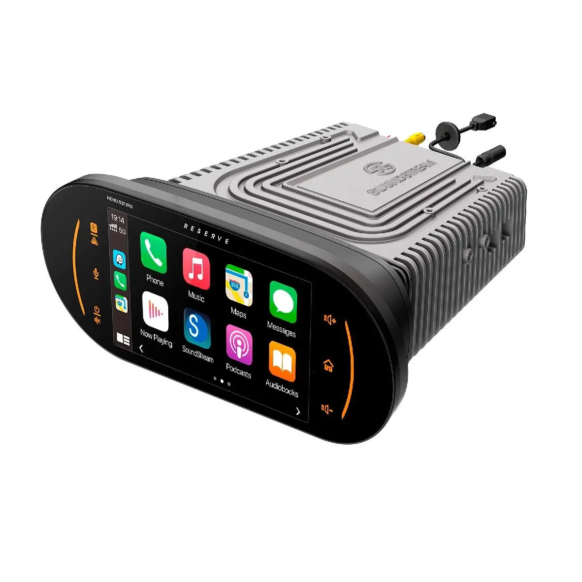 Soundstream Reserve Plug-N-Play Harley Davidson 98-13 Road Glide Receiver With Carplay And Android Auto (Hdhu.9813Rg) 1
