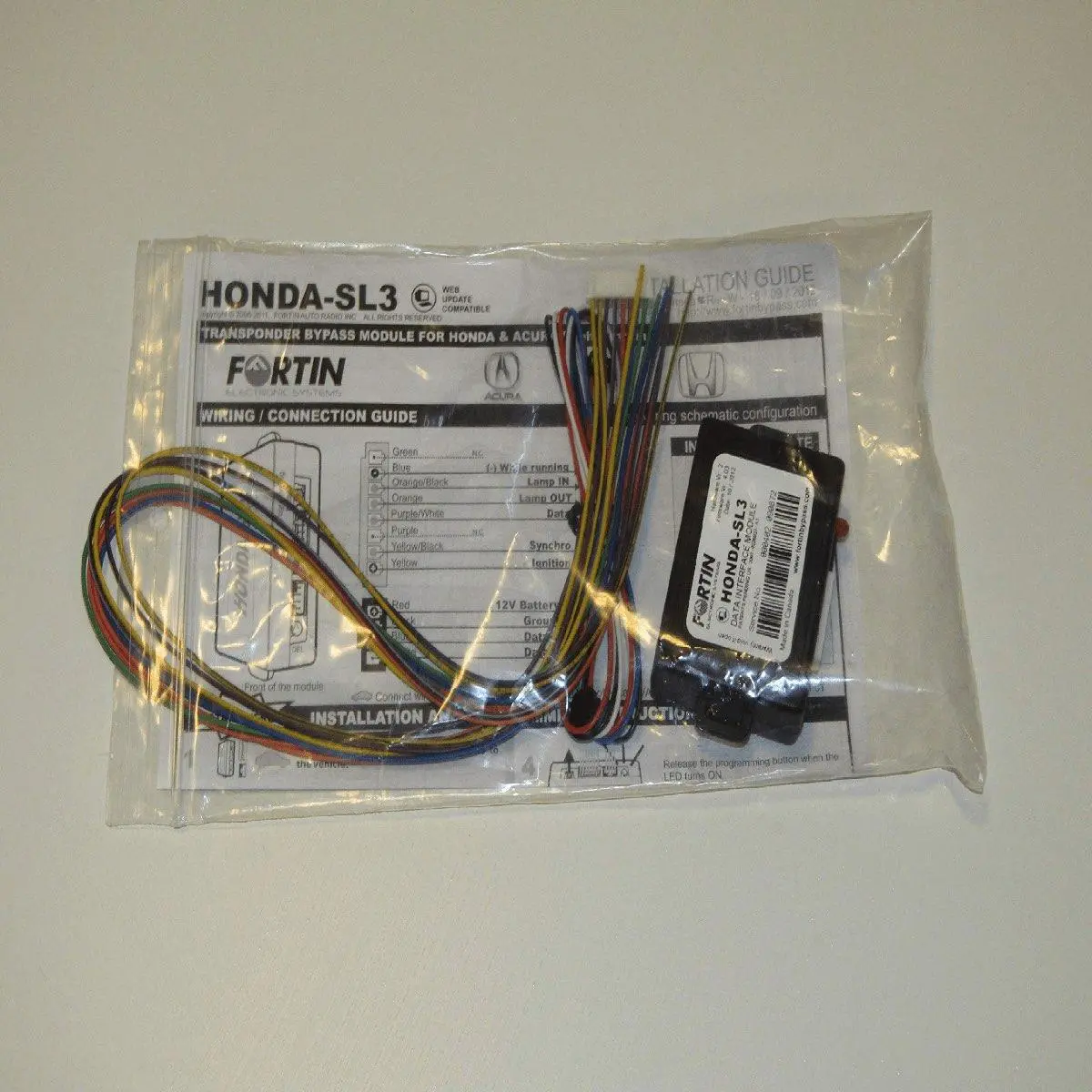 Fortin Honda Data Bypass Kit Self Learning (Hondasl3) 1