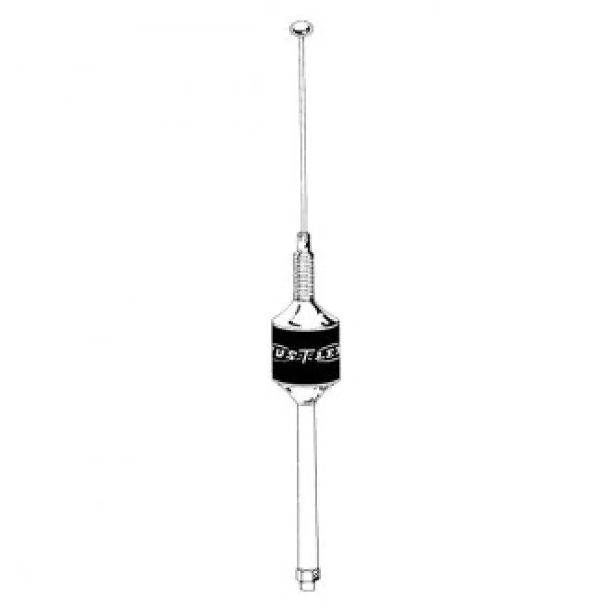Hustler Center Loaded Cb Antenna White (Hq27w) 1